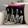 Punk RRamonesS Cushion Cover Breathable and skinfriendly linen pillowcase square removable and washable cushion