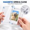 Magnetic Attachment Magnetic Photo Frame Transparent Mini Snapshot Holder  Car Sun Visor