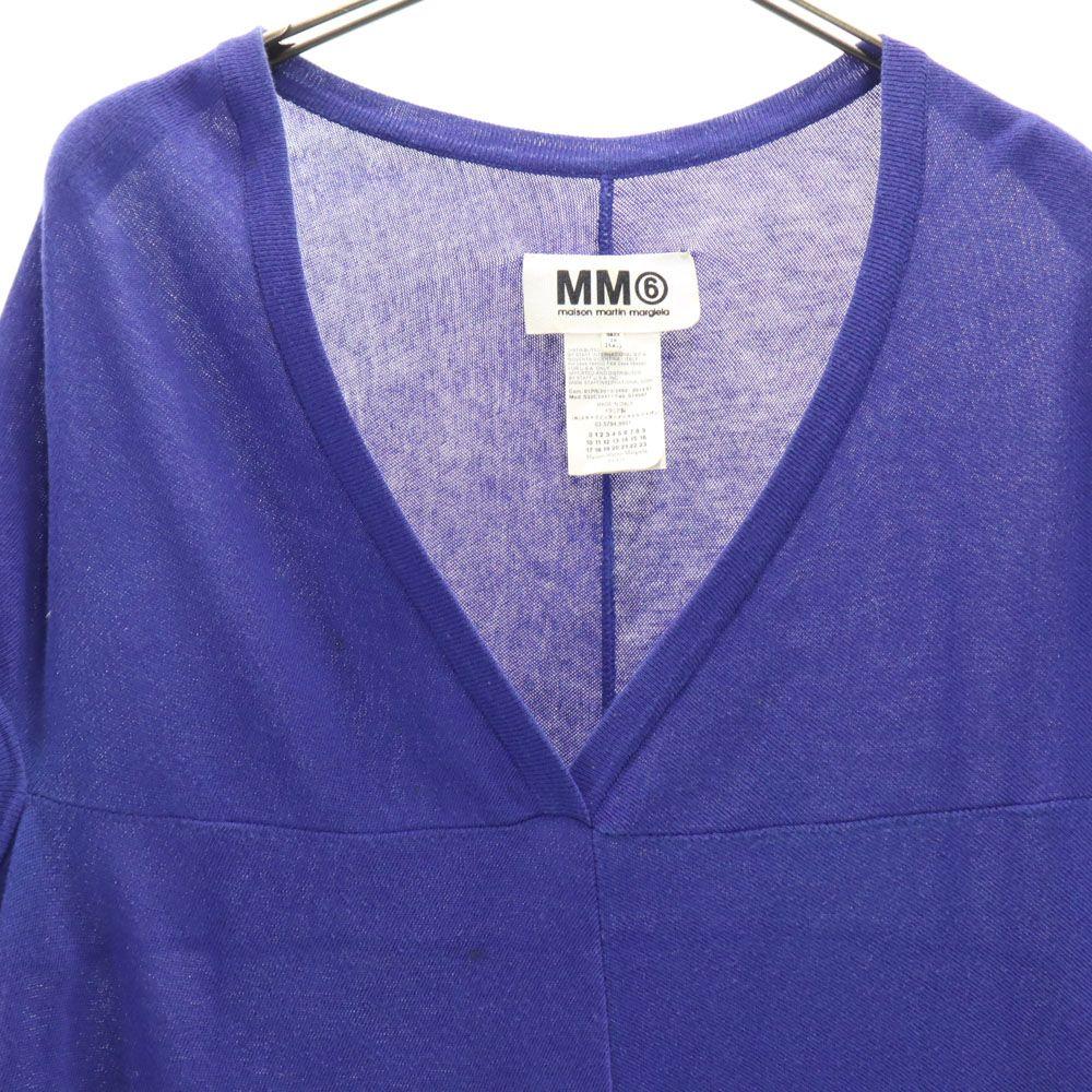 Maison Martin Margiela made in Italy No sleeve V-neck cotton knit one piece Women Used