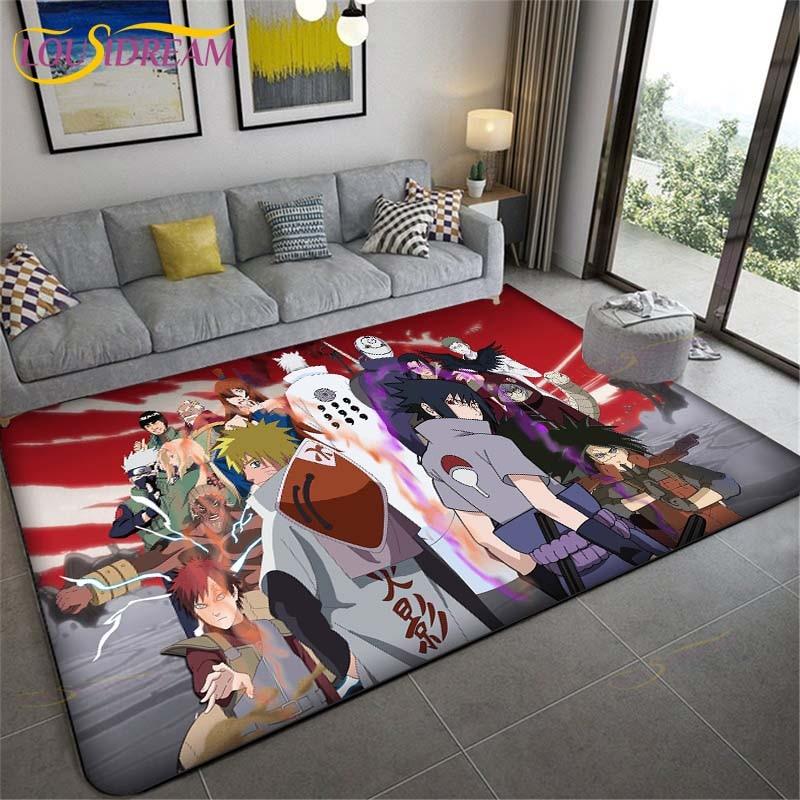 Koberec Naruto Kreslené Koberce Anime Koberec Obývací pokoj Podložky pod čajový stolek Ložnice Koberec omyvatelné Koberce Podložka do domácnosti Dárek