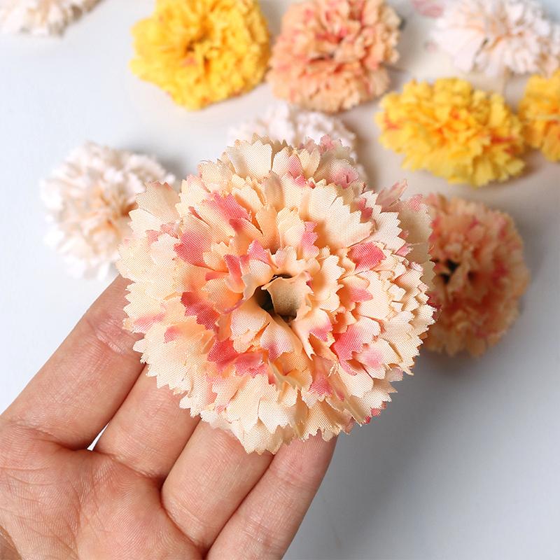 5/10Pcs Silk Artificial Flowers Heads for Wedding Marriage Decoration DIY Garland Accessories Home Room Decortions Fake Flower