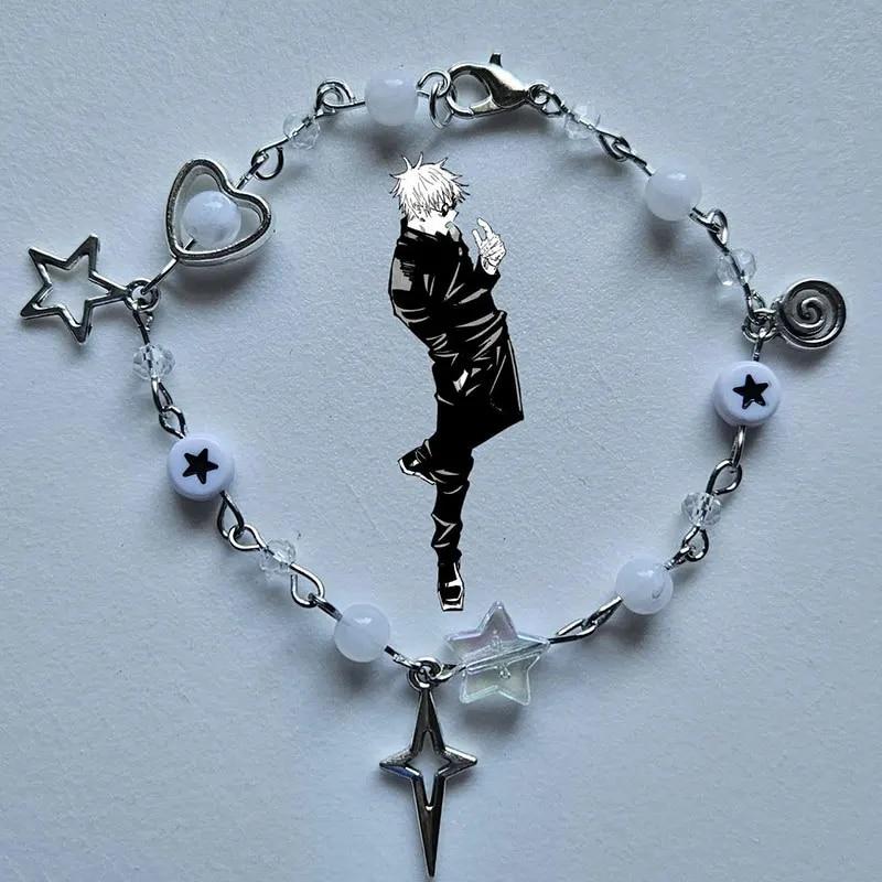 Браслет из бисера ручной работы в стиле Годзё и Гето сатосугу