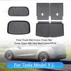 For Tesla Model Y L 2026 Rear Seat Backrest Protective Pad Trunk Mat Anti-Kick Pad Car Interior Accessories Model YL Cargo Liner
