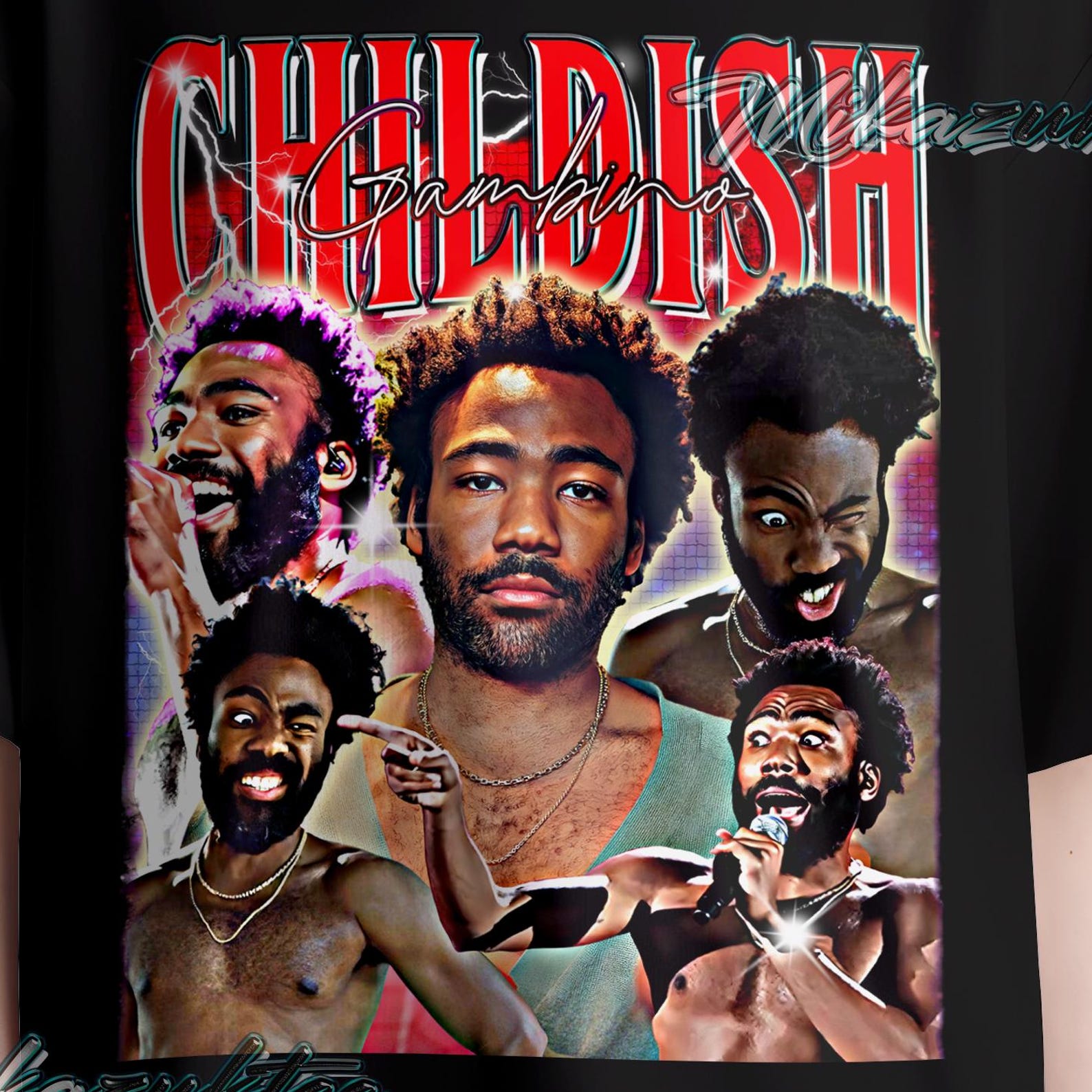 Vintage Style Childish Gambino Graphic Tee XL