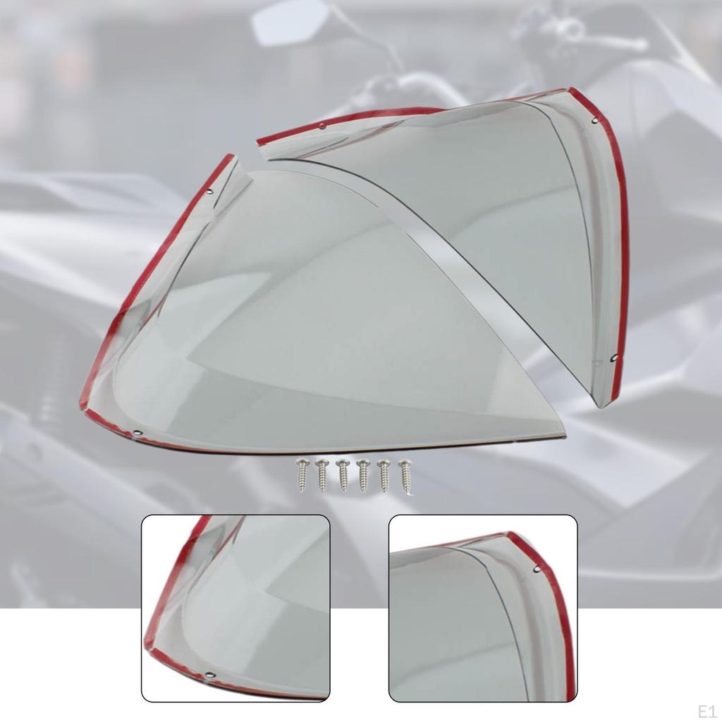 1 Pair Motorcycle Leg Wind Guards Windscreen Professional Protectors Replacement Windshield Side