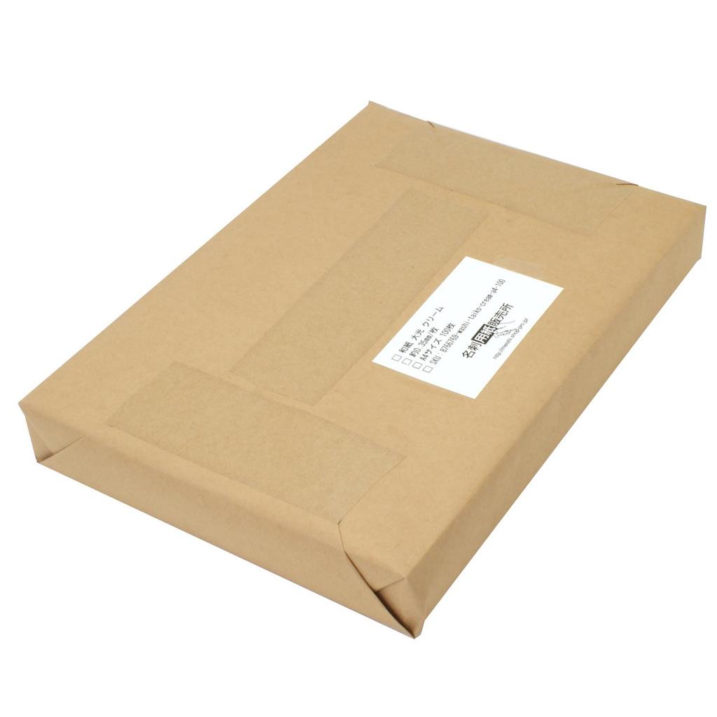 Daiko Washi Per Extra Y 100 Sheets Paper, Cream, Approx. 0.35mm Sheet, Thick, Grain, A4,