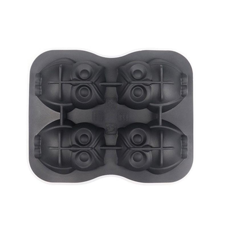 3D Eiswürfelformen, Große Eiswürfelschale Macht Niedliche Form Eis Sicheres Silikon Große Eiswürfel Machen Cocktails Saft Gefrierformen