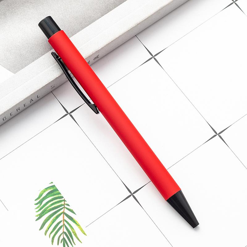 10Pcs Metal Gift Advertising Pen Student Stationery Office Ballpoint Pen Name Promotional Pen