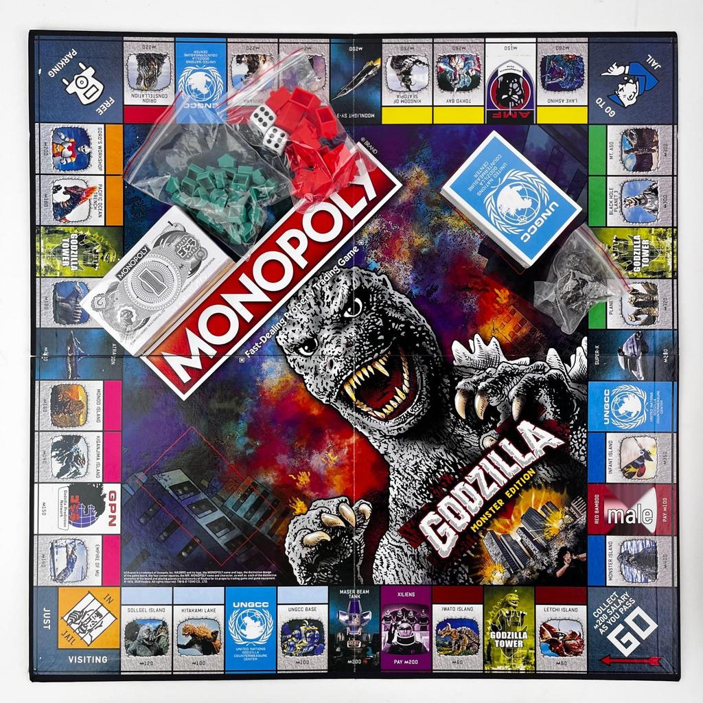 Monopoly Crossover: Dragon Ball, Game of Thrones, One Piece, Godzilla Christmas Edition Board Game