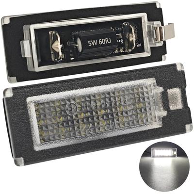 LED License Plate Lights Compatible with Peugeot, Citroen, Fiat, Lancia - 2 Pcs Off-Road