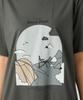 Snow Peak Camping Graphic Short and XXL T-Shirt TS-25AU008, Sleeve, Men's Women's, Gray,