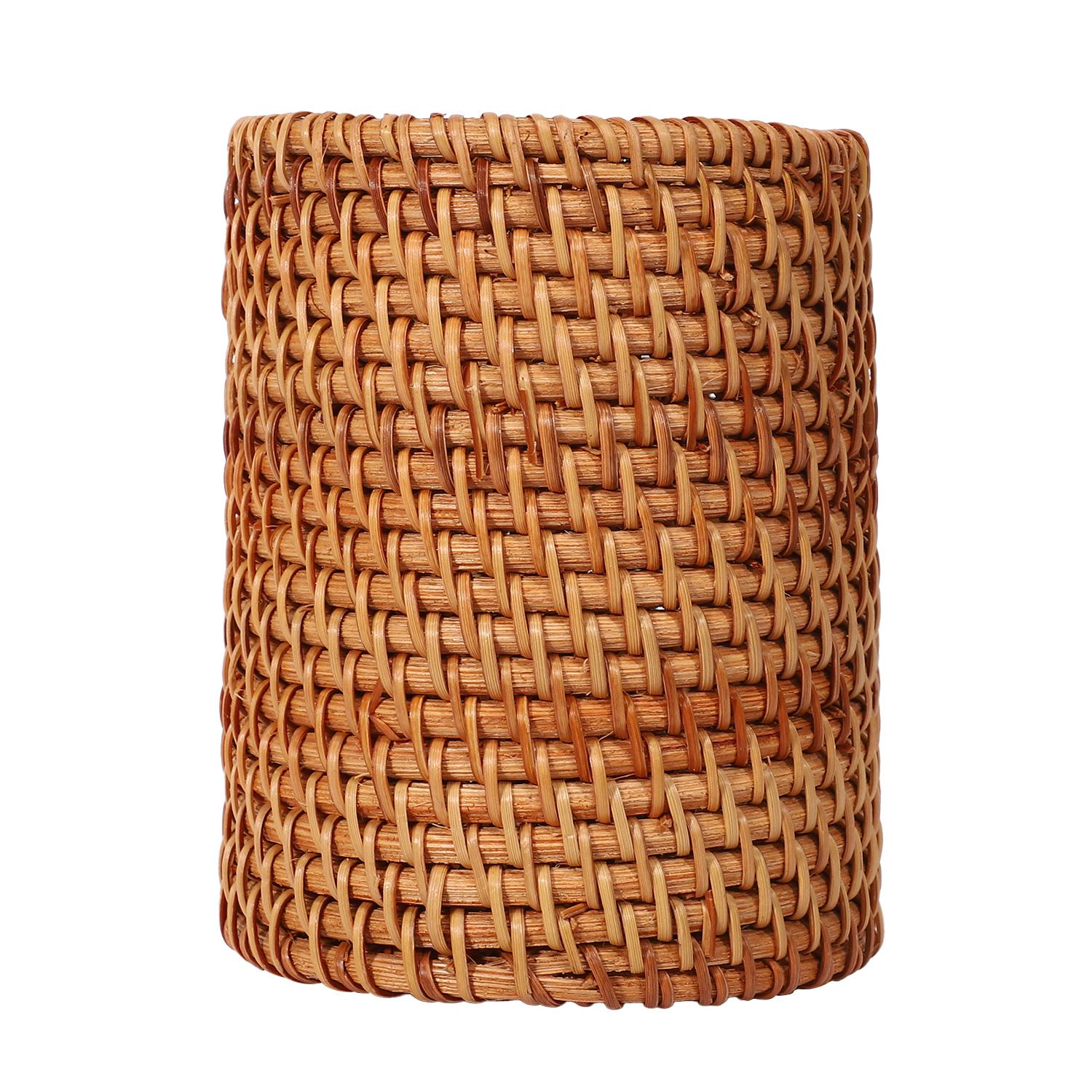 

BHBL Rattan Chopsticks Tube Shovel Spoons Bucket Dinner Knives Forks Tableware Storage Box Home Storage Baskets Organizer A China Mainland