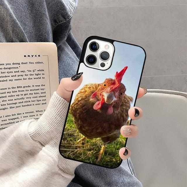 Cartoon Chicken Rooster Mobile Soft Case For iPhone 17 Air 16 15 12 Pro Max 13 11 14 Pro Max Max SE2020 Plus Phone Cover