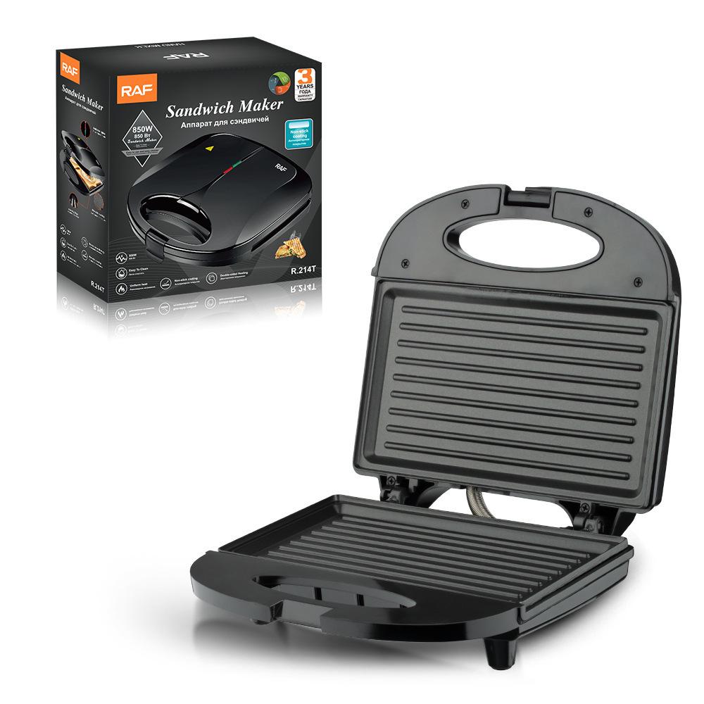 110V/220V Multifunctional Breakfast Machine: Griddle, Toaster, Waffle & Sandwich Maker