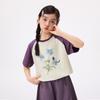 Xiaoyinman Girls' Color-Blocked Printed T-shirt