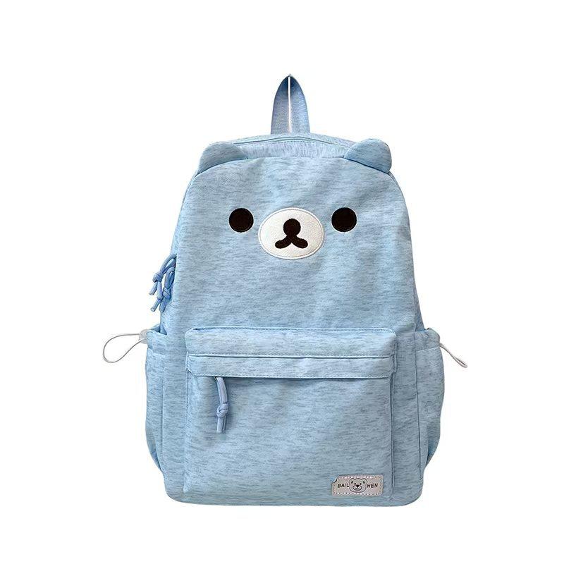 Zaino1011 nuova versione coreana zaino cartone animato carino zaino morbido per viaggio tempo libero studente zaino ragazza scuola media scuola elementare