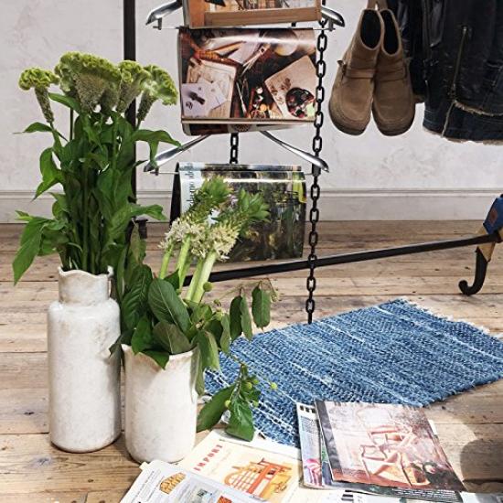 Dalton Interior Goods Denim Mat Height 500 X Width 750mm DENIM MAT A659-601DBL White