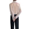 Streetwear Transparent T-shirt See-through Mesh Top Men Creative Long Sleeve T-shirt  Home