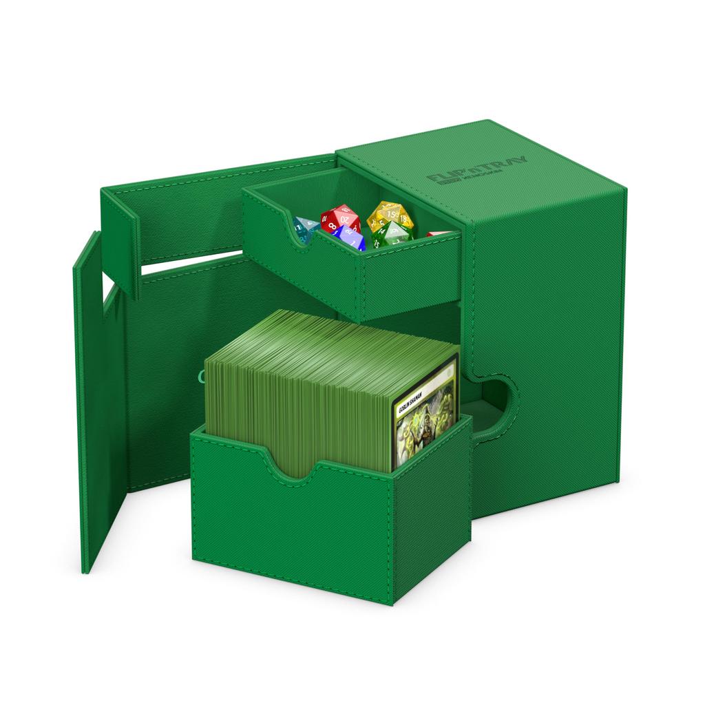 Ultimate Guard Flip Tray Deck Case Xeno Skin Monochrome UGD011389 133+ (Green)