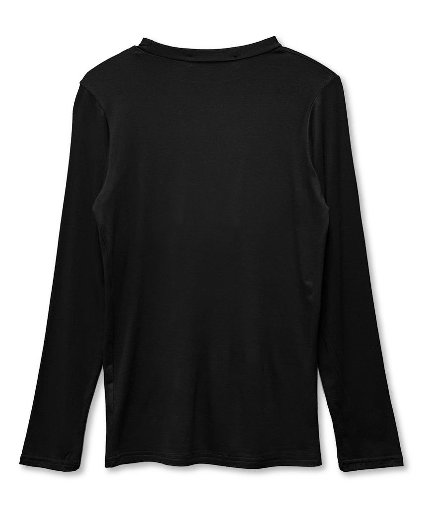 Damiswi Essential Gotisches Kreuz Langarm_Schwarz
