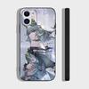 Kal'tsit Animated Game A-Arknights Phone Case For IPhone 17 Air 16 15 14 13 Pro Max 11 12 Black Silicone Cover