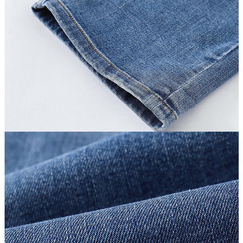 Dětské dívčí džíny, kalhoty, džínové oblečení, kalhoty, dětské kalhoty, volné džínové kalhoty se širokými nohavicemi