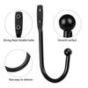 Back U Shaped Curtain Loop Holder Wall Hanger Curtain Holder Curtain Holdback Mounted Metal Hooks