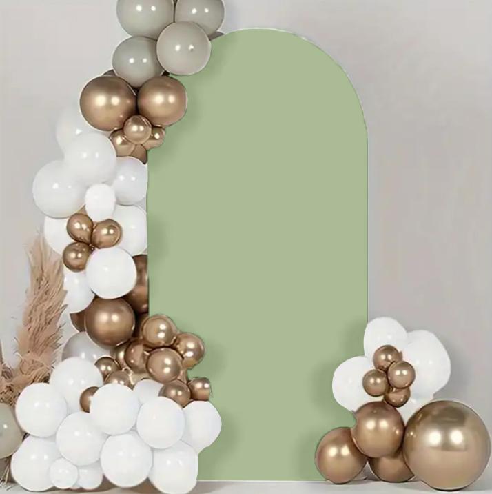 Material Cover For Balloon Arch Frame Metal Stand For Photos 1X2M Olive Green