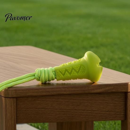 Anxiety Relief Dog Toys Chew Toy with Pull Rope, Interactive Tug of War Toy, Teeth Cleaning Treat Dispenser for Aggressive Chewers Puppy Teething