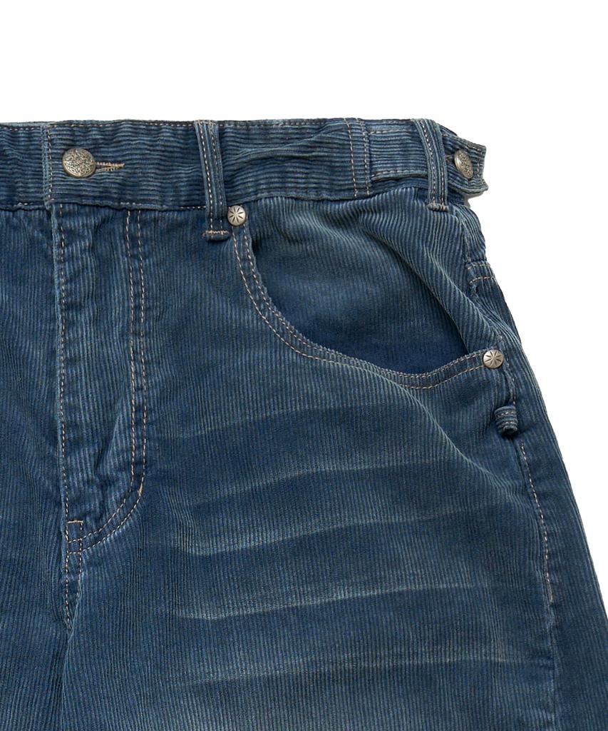 IDWS Viego Corduroy Balloon Pants Dark Indigo