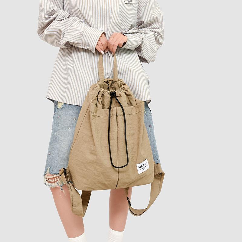 New Versatile Backpack Travel Backpack Large Capacity Bag Casual Light Cloth Bag Women's Sports Backpack