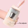 Automatic Electric Pencil Sharpener Auto Stop Adjustable Sharpness for 6.5mm 8mm Pencil Round Triangular Hexagonal