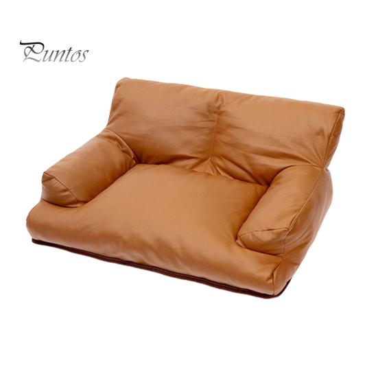 

Диван-кровать для кошек и маленьких собак, мягкий хлопковый наполнитель для собак, уютное гнездо для сна щенка с нескользящим дном S кофейный