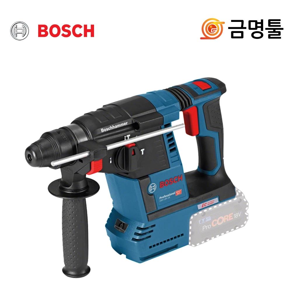 

Аккумуляторная ударная дрель Bosch GBH18V 26, основной корпус 18 В, дрель с двигателем BL + дрель + долото, перфоратор с зарядкой