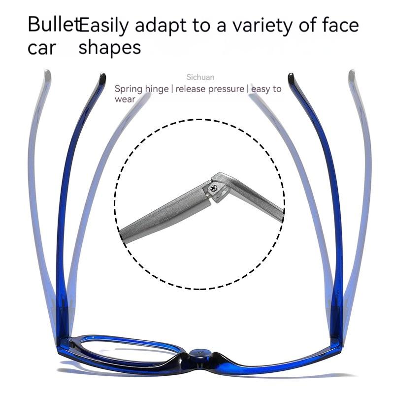 Magnifier Personalized Single Panel Rotating Women's Makeup HD Fashion Presbyopia Glasses