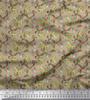 Soimoi Japan Crepe Satin Fabric Swirl,Leaves & Rose Floral Printed Fabric 1 Metre 42 Inch