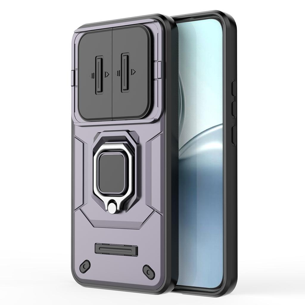 Etui dla Realme 14 Pro+ 5G PC+TPU Podstawka Ochraniacz na telefon z osłoną obiektywu