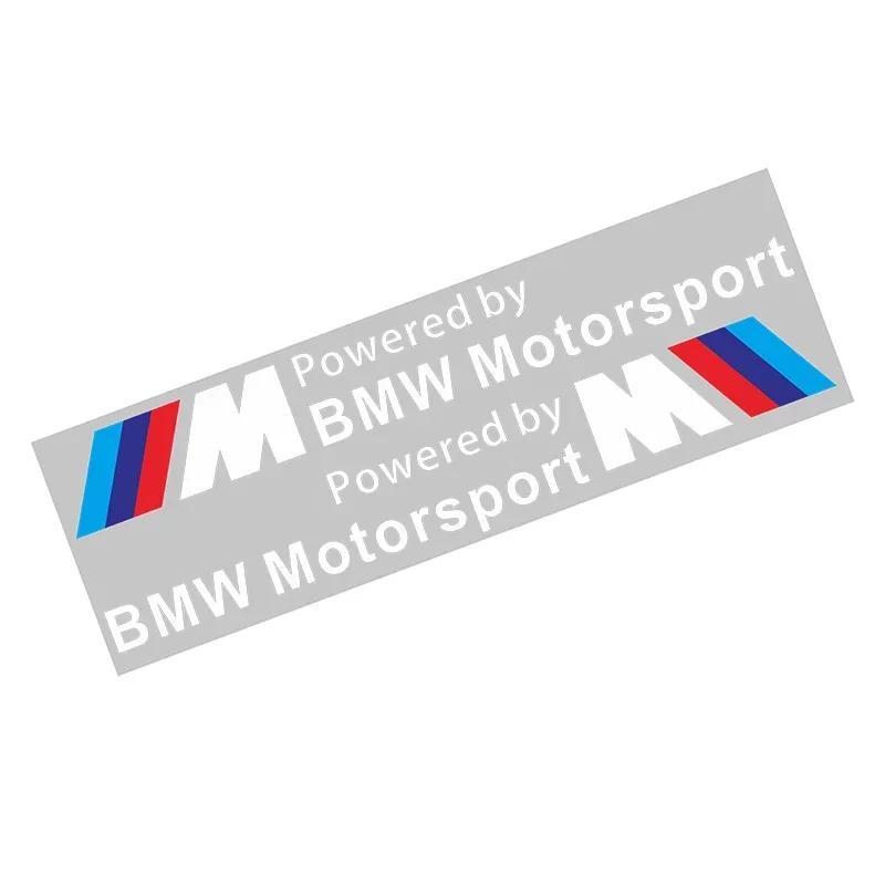 

2 шт. Наклейка M Motorsport Светоотражающая наклейка на боковую дверь автомобиля Для BMW X1 X3 X5 X6 M3 M5 M6 E46 E39 E90 E60 E36 Стайлинг автомобиля белый