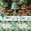 Dinosaur Birthday Party Supplies Tablecloth, Disposable Dinosaur Party Tablecover Decorations, Dino Theme Table Decorations for 1st 2nd 3rd Birthday,