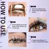1pc Diamond Shine Waterproof Volume Curl Mascara Glitter Snow Effect,Smudge-proof Eye Makeup for All Skin Types Women Cosmetics