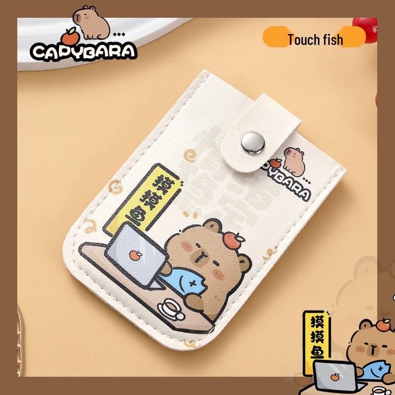 Stylish Multi-Slot Cartoon ID Card Holder - Large Capacity, Slim Design