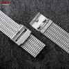 Thin Breathable Watchbands Stainless Steel Watch Bracelet Band Women Men Quick Release 20mm 22mm Strap for Samsung Galaxy Watch