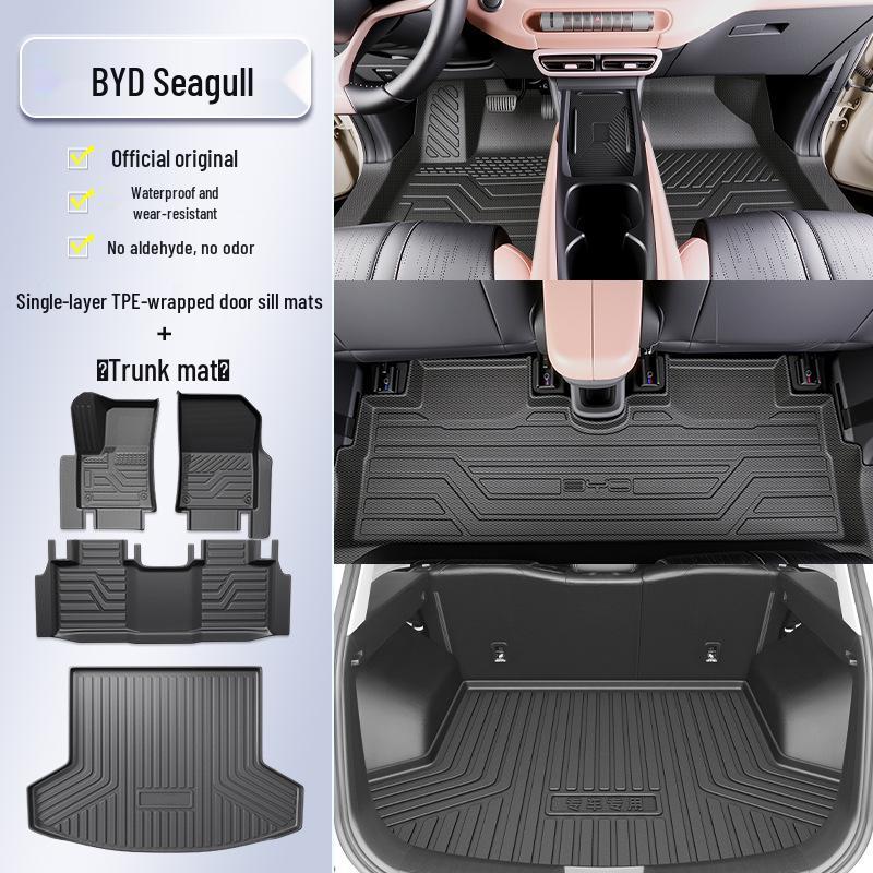 2025 BYD Seagull Full Coverage TPE Floor Mats - Car Interior Accessories