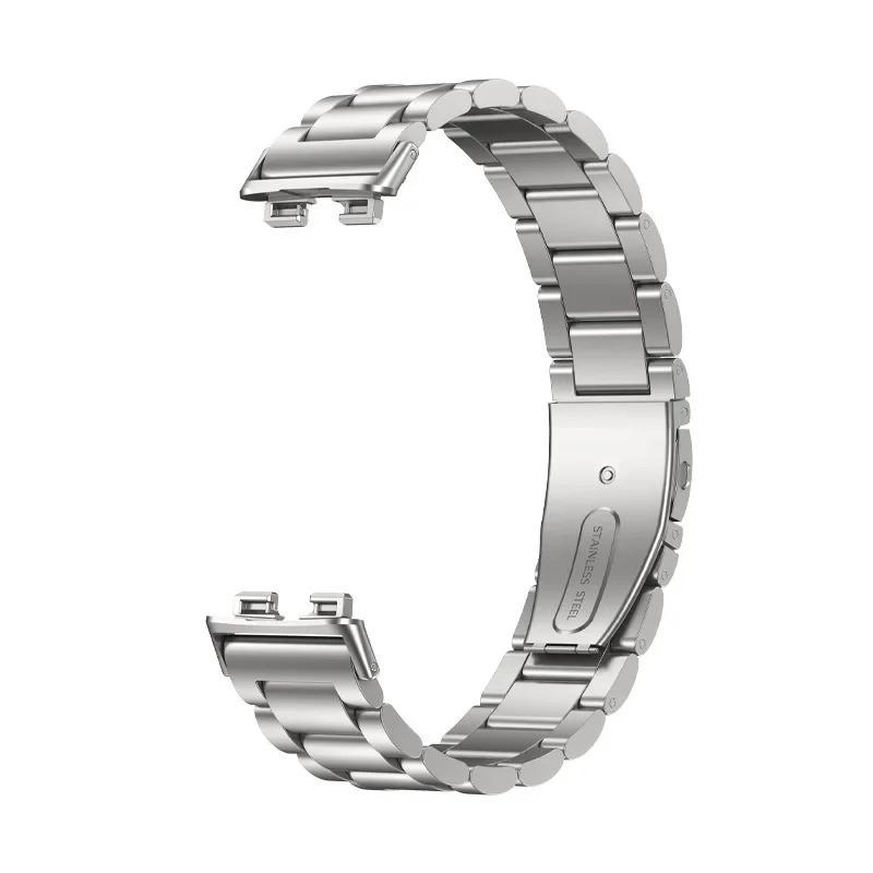 Stainless Steel Bracelet for Huawei Band 9 8 Watch Strap Metal Wristband for Huawei Band 10 Business Strap Replacement