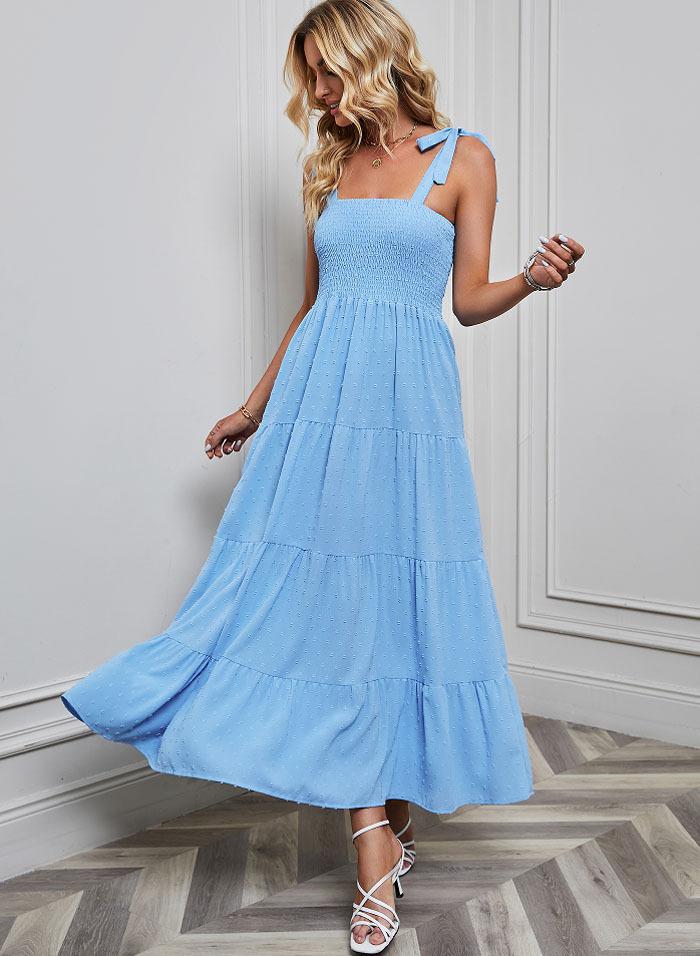

Self-shooting spring and summer new European and American women s clothing straps chest-wrapped jacquard dress sexy babes XL синій