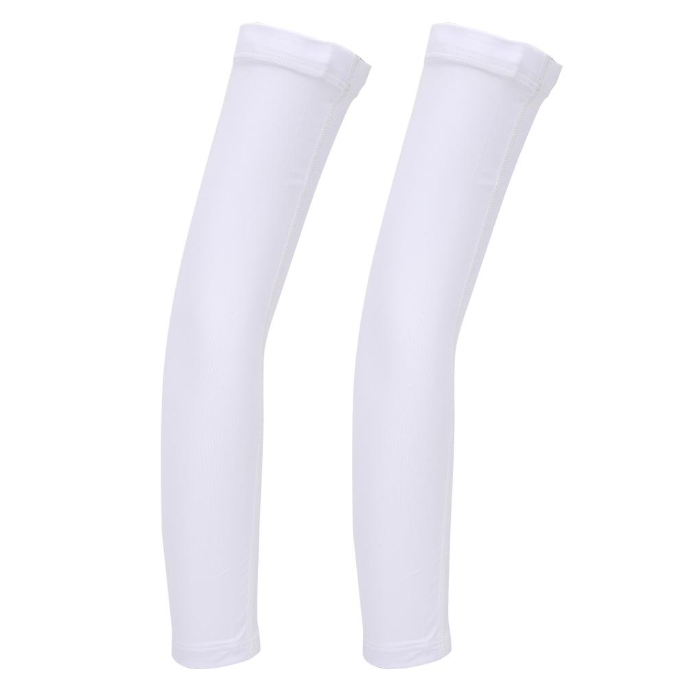 

Уличные солнцезащитные рукава из полиуретанового волокна, эластичные нарукавники для велоспорта, белые Cycling Oversleeve L