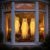 Halloween Hanging Ghost Ornaments 3 Pcs Cat Decorations, Outdoor Large Cute Flying Playful Spooky for Front Porch, Yard, Garden, Patio, Lawn,