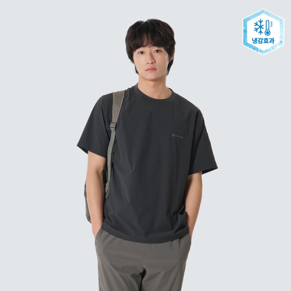 [Snowpeak] Lightweight Cordura Short Sleeve T-shirt Charcoal (S26MMPTS04) 95(M)