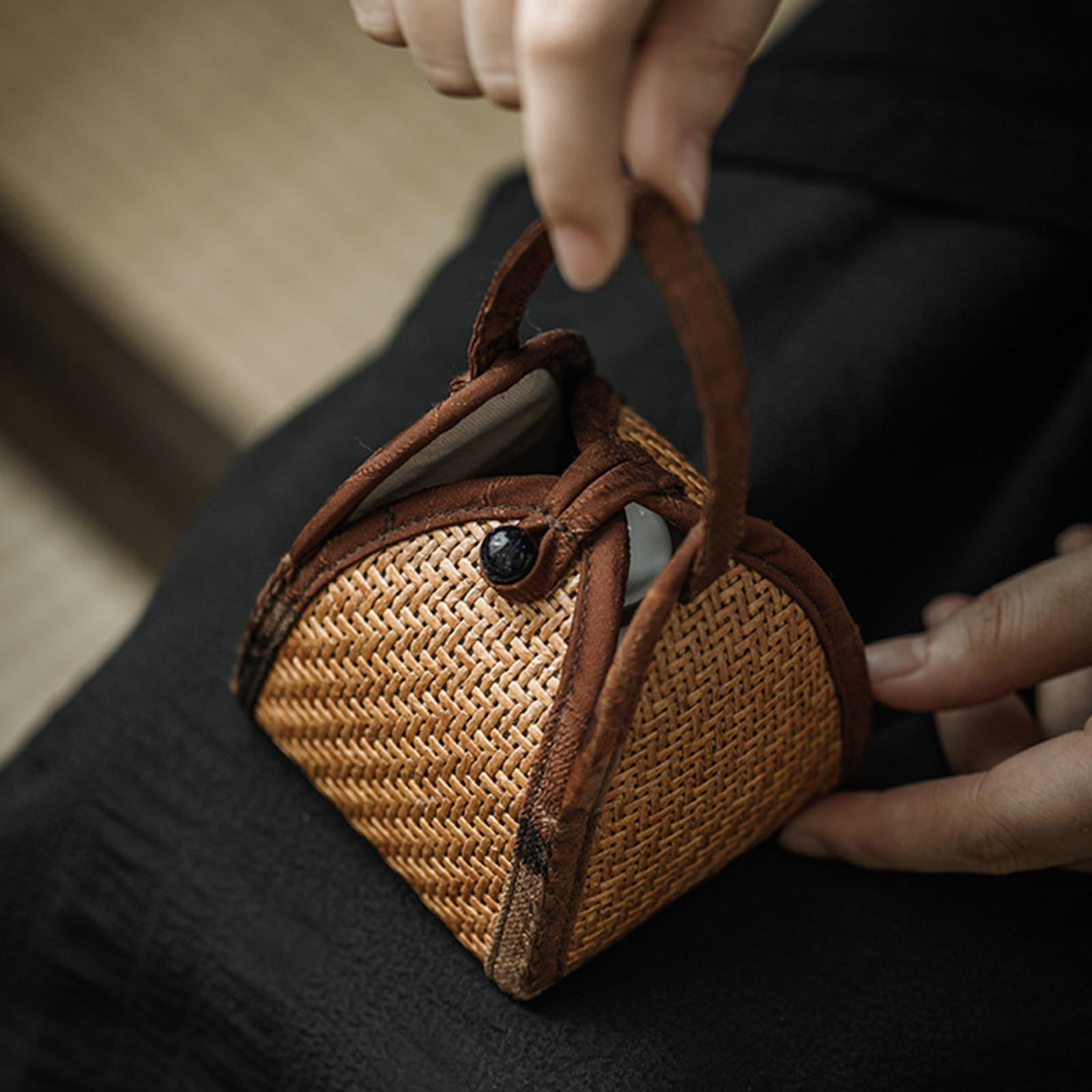 

Сумка для хранения чайной чашки, Переноска для чайника, Многофункциональный легкий портативный практичный чехол для чайного набора