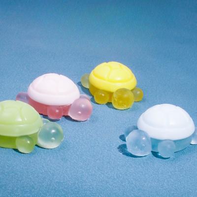 4 Piezas Mengqu Jabón de Tortuguita Hecho a Mano Jabón Suave Respetuoso con la Piel Limpieza Lavado de Manos Aromaterapia Jabón de Aceites Esenciales